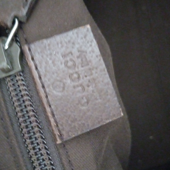 Authentic Gucci GG Monogram Supreme Sherry Web Satchel Tote Bag - Picture 10 of 11